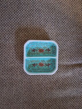 Vintage Chinese Divided Sauce/Trinket Dish